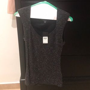 *Final price* GUESS c/s structured glitter rib top